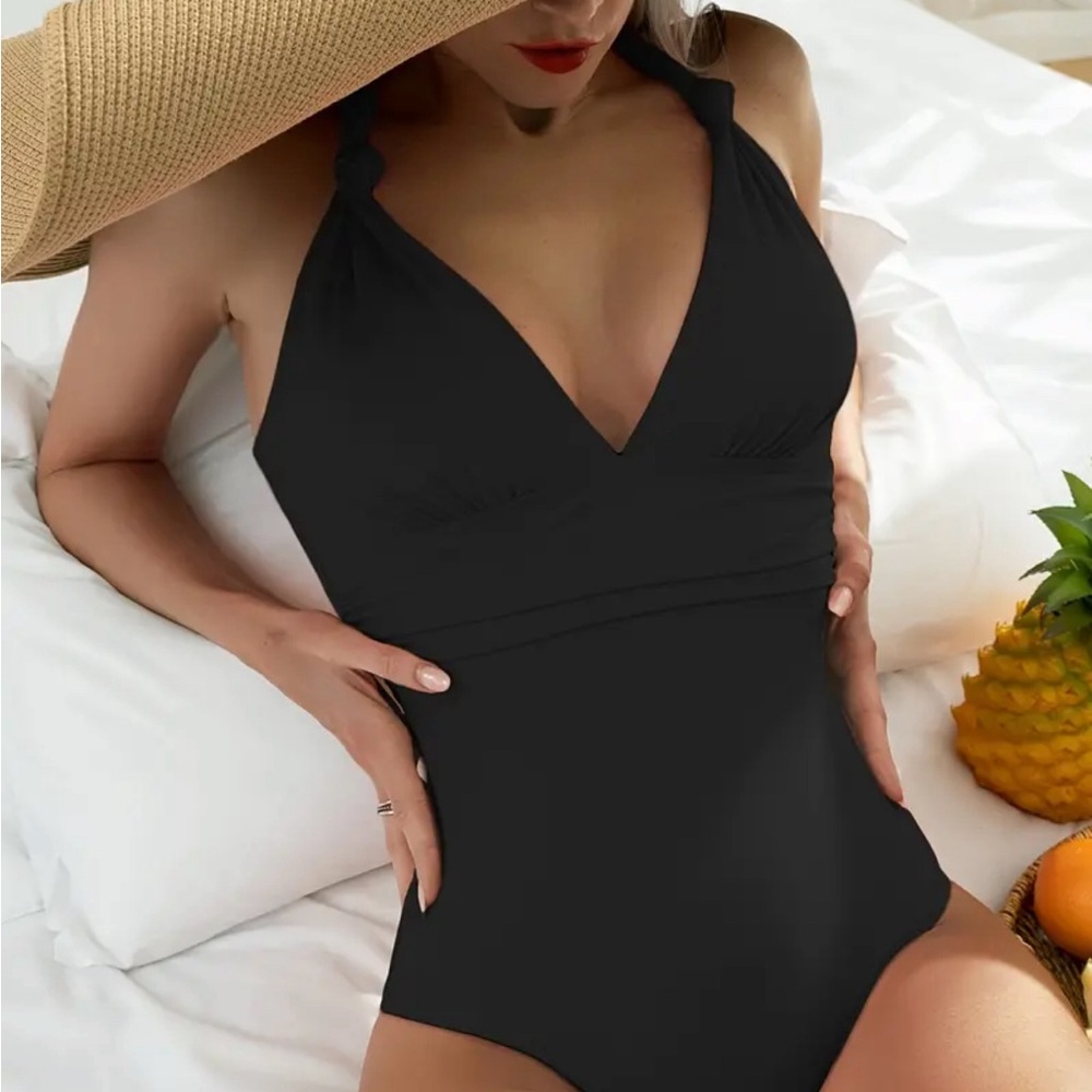 One piece Bathing suit Black